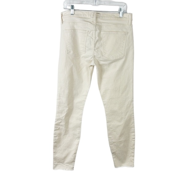 Current Elliot Sample The Stiletto Jeans Women's 27/0 Natural Creme Slim Leg - Picture 2 of 12